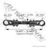 TR006 by AUTOMANN - Axle Torque Rod, 14.69 to 16.44-inch Length for Fruehauf F-Series Trailer