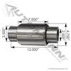 Automann M1972 Suspension Hardware Kit Suspension Hardware Kit, Center Bushing Hendrickson
