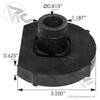 Automann M17401 Engine Mount Bushing Engine Mount Bushing - For Poly Use M17401UB, Motor Mount Rear Bottom
