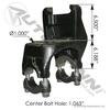 M974 by AUTOMANN - Suspension Spring Saddle, 6.0" Height Cast Steel for Hendrickson RT/RTE 400 Series