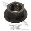 Automann FLN107 Suspension Hardware Kit Suspension Hardware Kit, FLN107 Flanged Lock Nut 1in-14