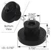 Automann M17406 Leaf Spring Bumper Leaf Spring Bumper, Standard Rubber Front Engine Support for Kenworth