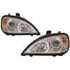 Freightliner HDL00040 Headlight Set Headlight Set - Chrome, For 1996-2015 Freightliner Columbia