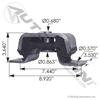 M17528 by AUTOMANN - Engine Motor Mount - Rear, For Mack CH, CL, CX, CV, RB, RD