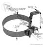 562.U591005L by AUTOMANN - MOUNTING BRACKET 5IN LH KW