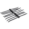 CT4513D by PACCAR - Cable Tie - Dual Clamp, Black, 12.9 in.