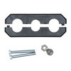 Haldex 11542 Air Brake Compressor Inlet Hose Clamp Air Brake Compressor Inlet Hose Clamp - 3-Hole, 3/8 in. Inside Diameter