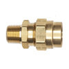 Haldex A86129 Air Brake Air Hose Fitting Midland Hose Fitting Assembly - with Spring Guard, 3/8" NPT, 1/2" Hose I.D.