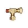 Haldex 11274 Air Brake Air Hose Fitting Midland Run Tee Nylon Tubing Fitting - Fixed Run Tee, 3/8 in. NPT, 3/8 in. Tubing