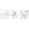 PAI 136095 Engine Coolant Thermostat Housing Seal Engine Coolant Thermostat Housing Seal - Cummins ISB / QSB Series