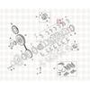 PAI 671620 Engine Crankshaft Main Bearing Thrust Bearing Engine Crankshaft Main Bearing Thrust Bearing Washer - Standard Size