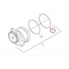 PAI 121291 Multi-Purpose O-Ring O-Ring - 0.139 in C/S x 3.734 in ID 3.53 mm C/S x 94.84 mm ID Viton 75, Orange Teflon Coat