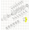 PAI 671625 Engine Crankshaft Main Bearing Thrust Bearing Engine Crankshaft Main Bearing Thrust Bearing - Standard Size
