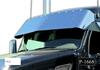 P-1668 by ARANDA - Drop Visor - New Aftermarket, Stainless, 18 in., 10 Light Holes for Peterbilt 579 Condo
