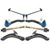 MKIT10044 by MEVOTECH - Suspension Kit - Front, 8-Piece Front End Supreme Steering and Suspension