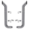 TSK7-BSET6 by TRUX - Top Stack, Bullhorn, 60" Diameter, 55" Spool, 90°, 7"-5" Elbows, Clamps, Lower Brackets & Bushings