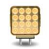 TRUX TLED-SDXC Brake Light LED Light, Double Face, Double Post, Square, with Reflector (42 Diodes)