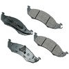 Akebono ACT576 Disc Brake Pad Set ProACT Ultra Premium Ceramic Disc Brake Pad Kit