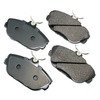 ACT601 by AKEBONO - ProACT Ultra Premium Ceramic Disc Brake Pad Kit