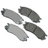Akebono ACT728 Disc Brake Pad Set ProACT Ultra Premium Ceramic Disc Brake Pad Kit