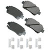 Akebono ACT822B Disc Brake Pad Set ProACT Ultra Premium Ceramic Disc Brake Pad Kit