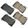 Akebono ASP1001 Disc Brake Pad Set Performance Ultra Premium Ceramic Disc Brake Pad Kit