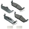 ASP1012A by AKEBONO - Performance Ultra Premium Ceramic Disc Brake Pad Kit