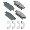 Akebono ASP1020 Disc Brake Pad Set Performance Ultra Premium Ceramic Disc Brake Pad Kit
