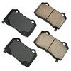 Akebono ASP1053 Disc Brake Pad Set Performance Ultra Premium Ceramic Disc Brake Pad Kit