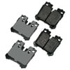 ASP1283 by AKEBONO - Performance Ultra Premium Ceramic Disc Brake Pad Kit