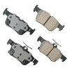 ASP1665 by AKEBONO - Performance Ultra Premium Ceramic Disc Brake Pad Kit