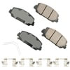 ASP1697 by AKEBONO - Performance Ultra Premium Ceramic Disc Brake Pad Kit