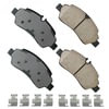 Akebono ASP1775 Disc Brake Pad Set Performance Ultra Premium Ceramic Disc Brake Pad Kit