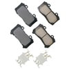 Akebono ASP1802 Disc Brake Pad Set Performance Ultra Premium Ceramic Disc Brake Pad Kit