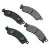 Akebono ASP412 Disc Brake Pad Set Performance Ultra Premium Ceramic Disc Brake Pad Kit