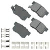 Akebono ASP537A Disc Brake Pad Set Performance Ultra Premium Ceramic Disc Brake Pad Kit