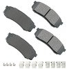 Akebono ASP606A Disc Brake Pad Set Performance Ultra Premium Ceramic Disc Brake Pad Kit