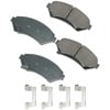 Akebono ASP699A Disc Brake Pad Set Performance Ultra Premium Ceramic Disc Brake Pad Kit