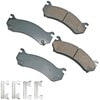 ASP785A by AKEBONO - Performance Ultra Premium Ceramic Disc Brake Pad Kit