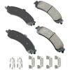 ASP834A by AKEBONO - Performance Ultra Premium Ceramic Disc Brake Pad Kit