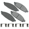 Akebono ASP931 Disc Brake Pad Set Performance Ultra Premium Ceramic Disc Brake Pad Kit