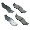 Akebono ASP966 Disc Brake Pad Set Performance Ultra Premium Ceramic Disc Brake Pad Kit