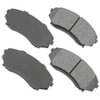 ACT1038 by AKEBONO - ProACT Ultra Premium Ceramic Disc Brake Pad Kit
