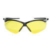 Jackson Safety 50003 Earplugs Jackson SG Safety Glasses - Amber Lens, Black Frame, Sta-Clear™ Anti-Fog, Low Light