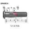 09001992 by MERITOR - STUD/LH