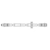 ATE Brake Products 331397 Brake Hydraulic Hose ATE Original Front Brake Hydraulic Hose for Mercedes-Benz 331397