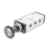 APSCO VX-4 Multi-Purpose Hydraulic Control Valve Air Control Valve - 4-Way Push-Pull, 2-Position, with 1/4 in. Exhaust Ports