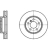 422292 by ATE BRAKE PRODUCTS - ATE Original Front Disc Brake Rotor 422292 for Mini