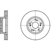 423109 by ATE BRAKE PRODUCTS - ATE Original Front Disc Brake Rotor 423109 for Honda