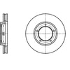 ATE Brake Products 424189 Disc Brake Rotor Set ATE Original Front Disc Brake Rotor 424189 for Porsche
